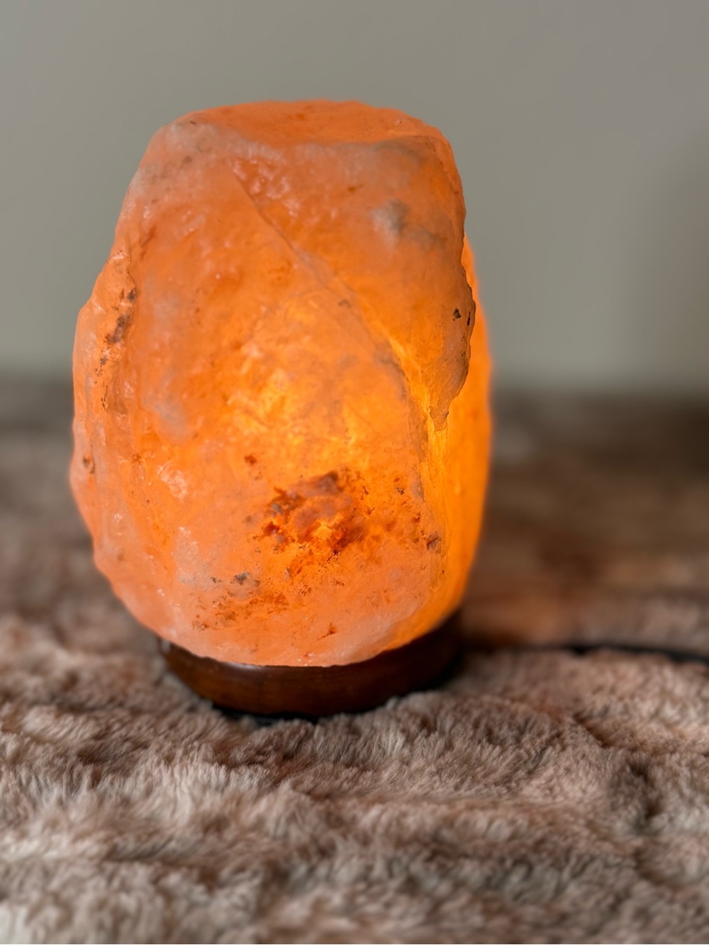 Himalayan Salt Lamp Lantern - Warm Orange Glow
